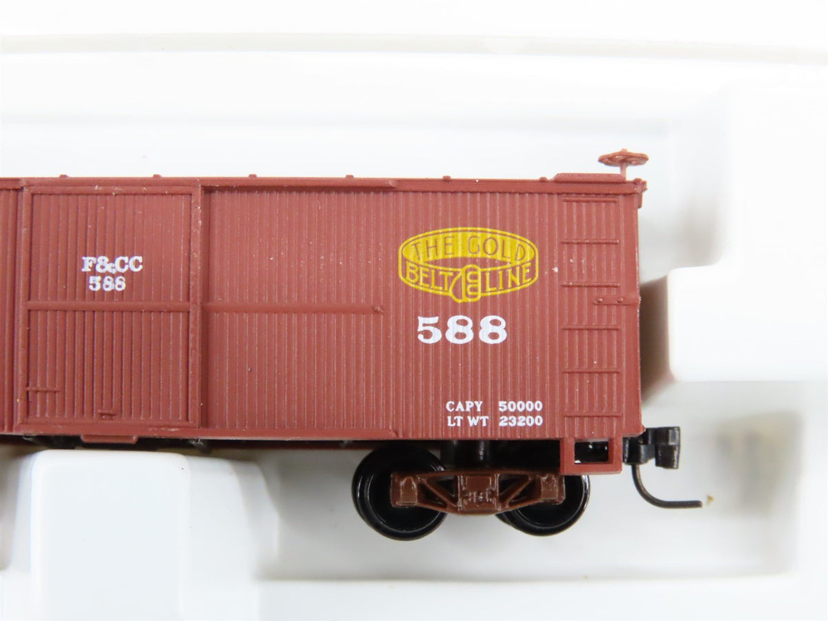 Nn3 Scale Micro-Trains MTL 15104 F&amp;CC Florence &amp; Cripple Creek Box Car #588