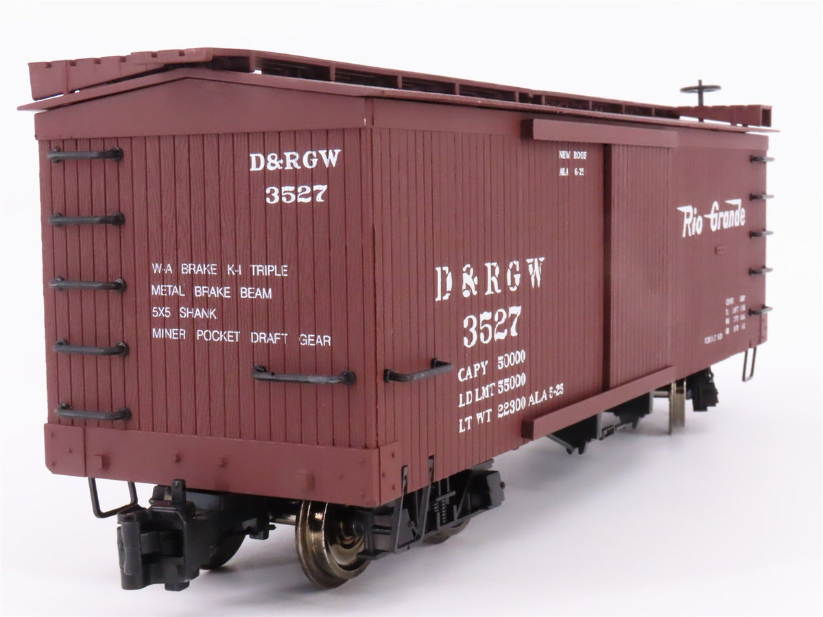 G Scale Bachmann 93348 DRGW Rio Grande Wood Sided Boxcar #3527