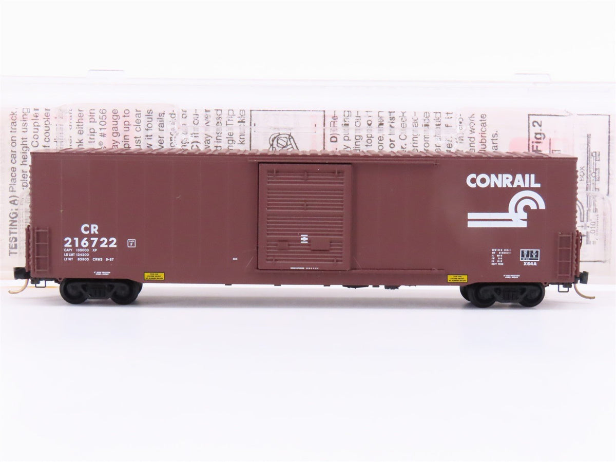 N Scale Micro-Trains MTL 104040 CR Conrail 60&#39; Single Door Box Car #216722