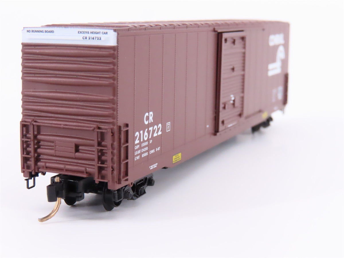 N Scale Micro-Trains MTL 104040 CR Conrail 60&#39; Single Door Box Car #216722