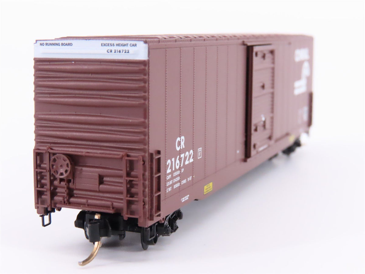 N Scale Micro-Trains MTL 104040 CR Conrail 60&#39; Single Door Box Car #216722