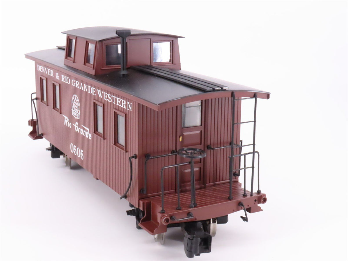 G Scale Bachmann 93818 DRGW Rio Grande Center Cupola Caboose #0505