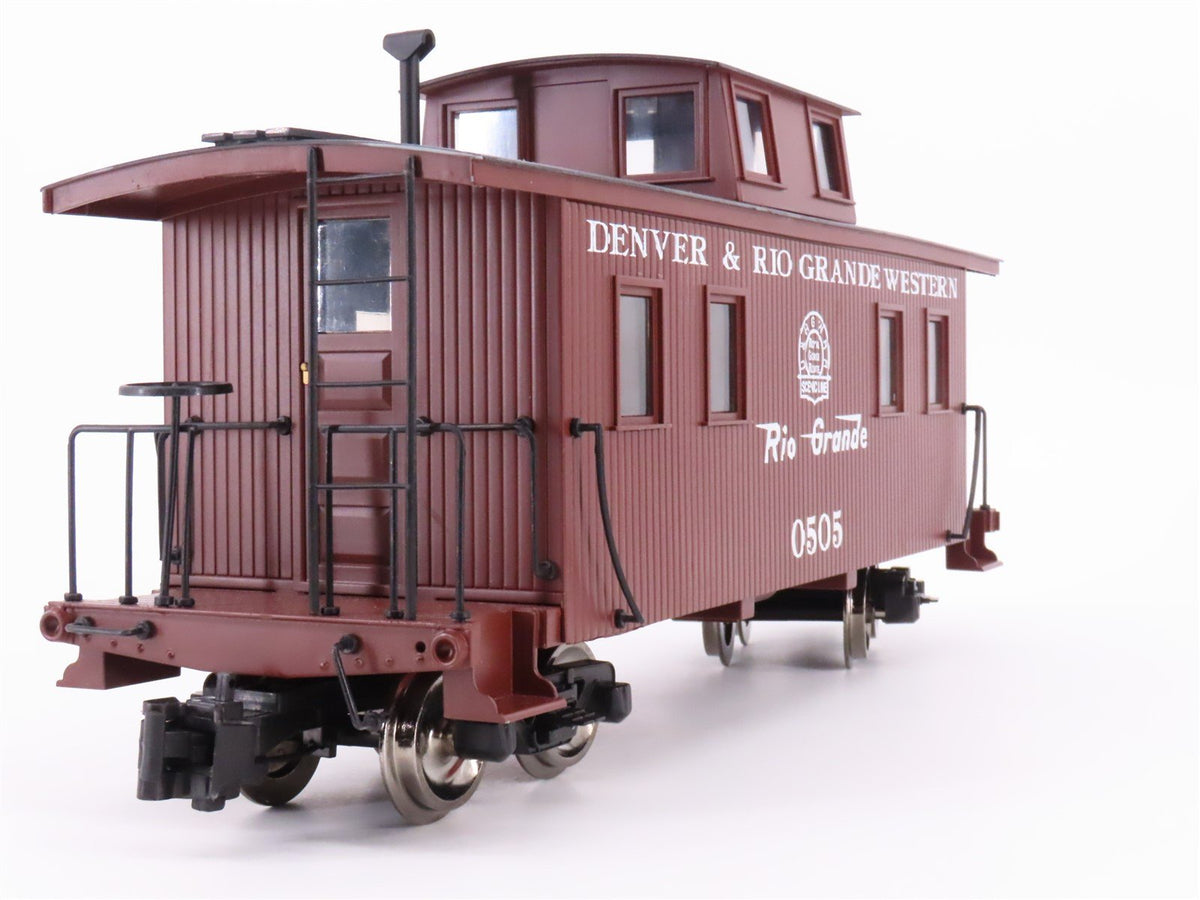 G Scale Bachmann 93818 DRGW Rio Grande Center Cupola Caboose #0505