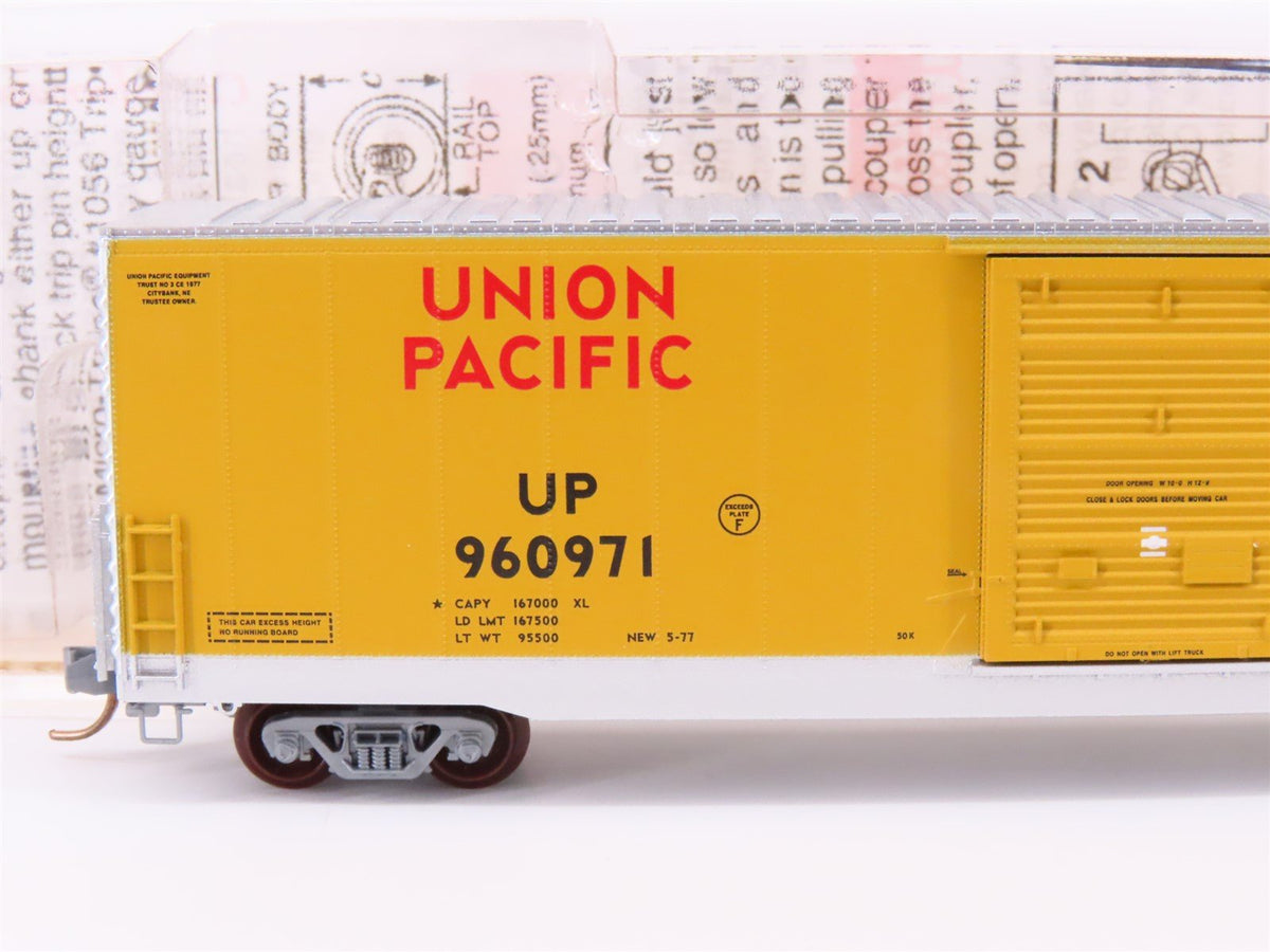 N Scale Micro-Trains MTL 104050 UP Union Pacific 60&#39; Single Door Box Car #960971