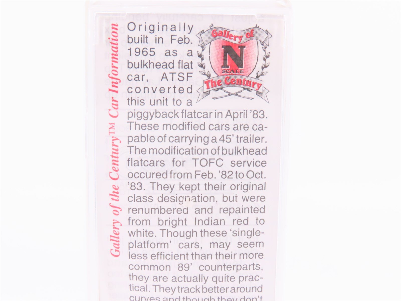 N Scale Micro-Trains MTL 64010 ATSF Santa Fe Railroad 57' 6