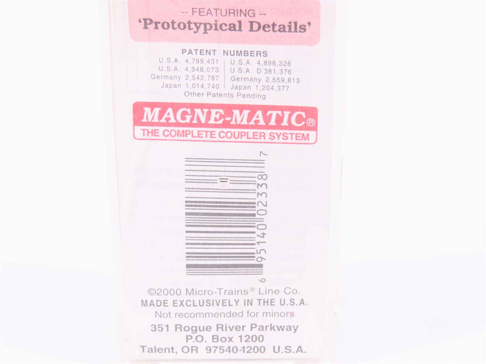 N Scale Micro-Trains MTL 64010 ATSF Santa Fe Railroad 57' 6