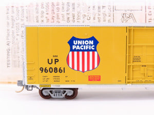 N Scale Micro-Trains MTL 102020 UP Union Pacific 60' Double Door Box Car #960861