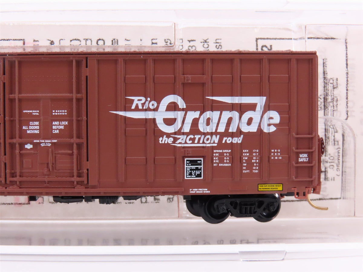 N Scale Micro-Trains MTL 103010 D&amp;RGW Rio Grande 60&#39; Double Door Box Car #63892