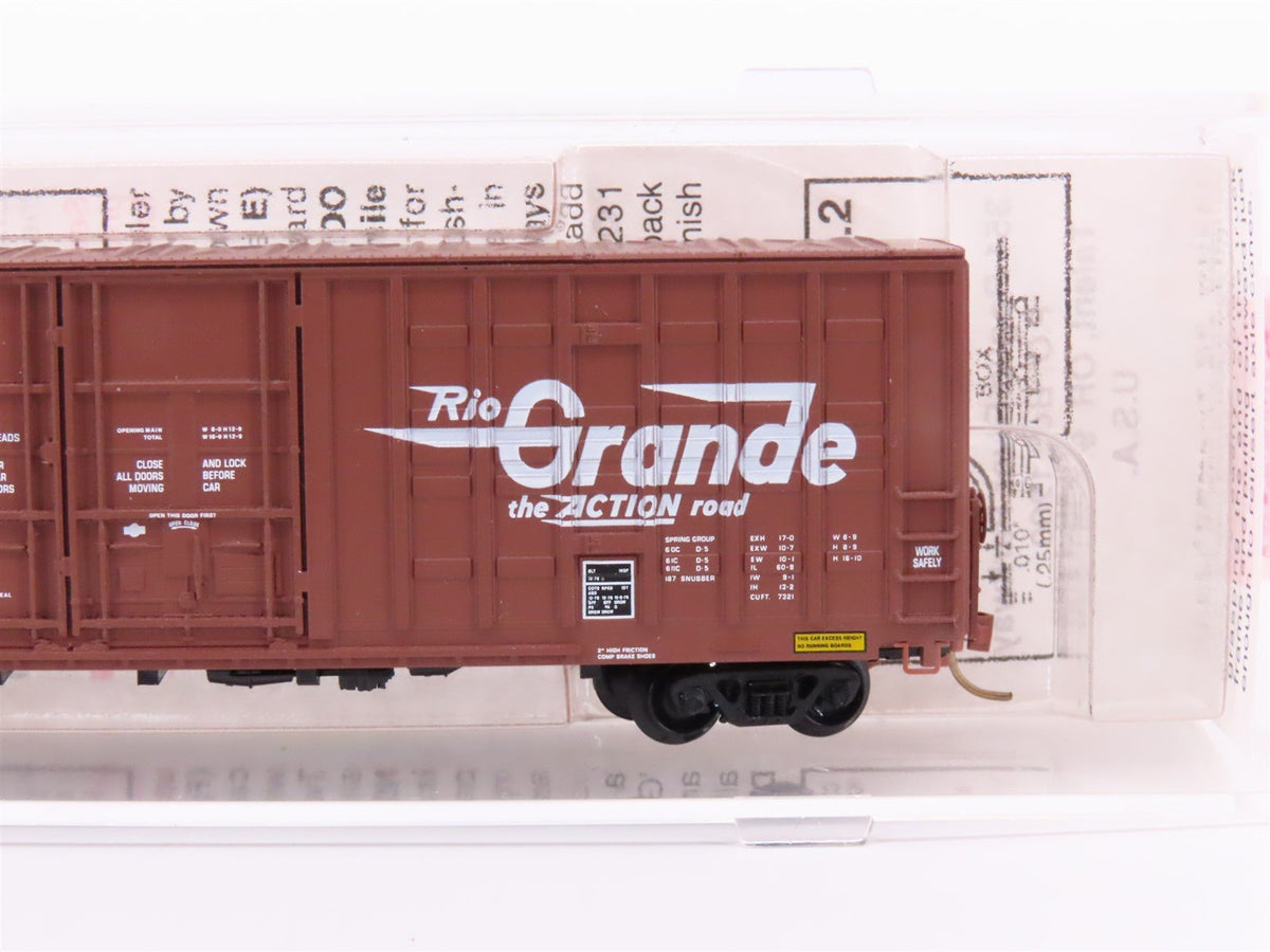 N Scale Micro-Trains MTL 103010 D&amp;RGW Rio Grande 60&#39; Double Door Box Car #63892