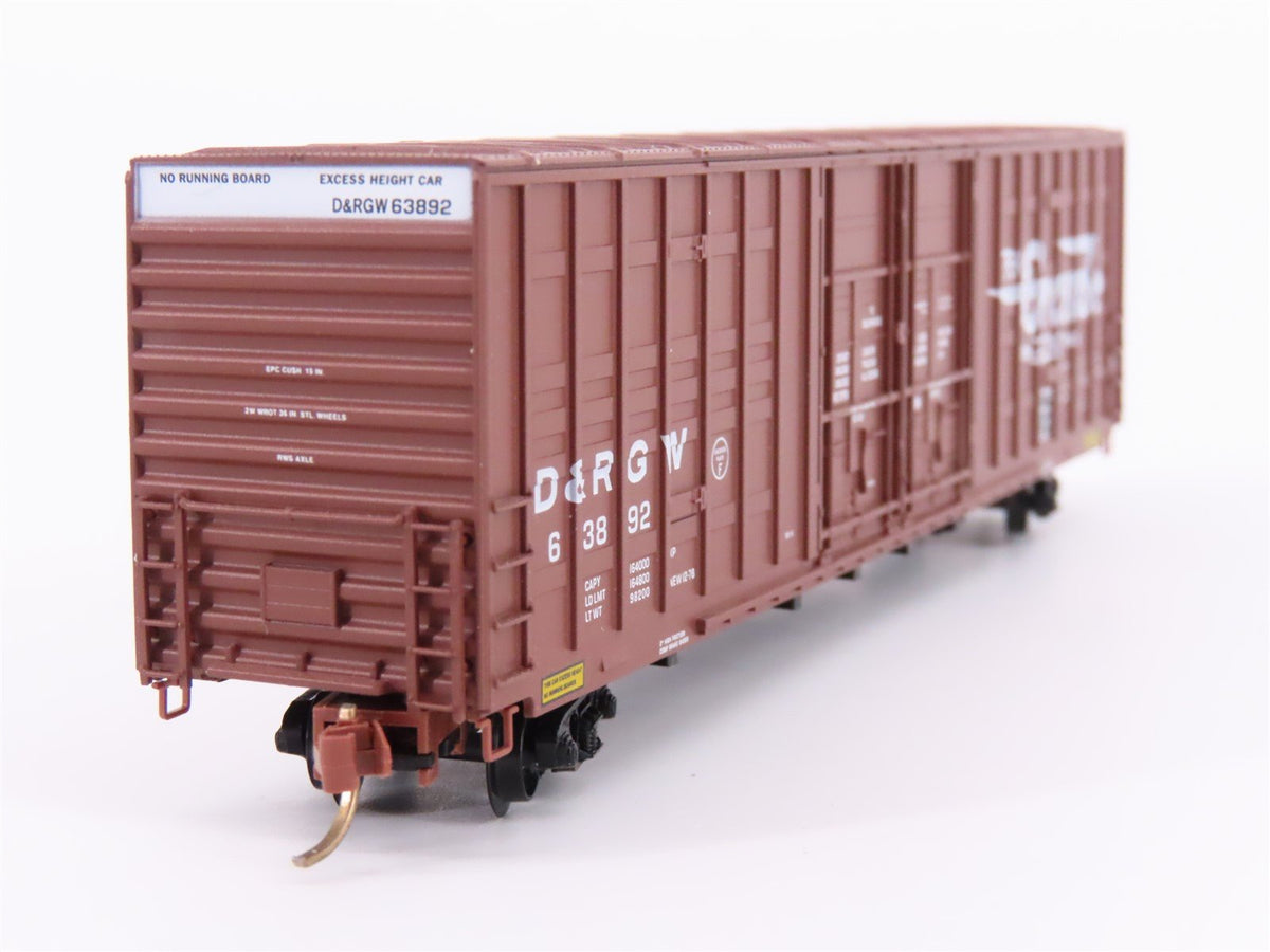 N Scale Micro-Trains MTL 103010 D&amp;RGW Rio Grande 60&#39; Double Door Box Car #63892