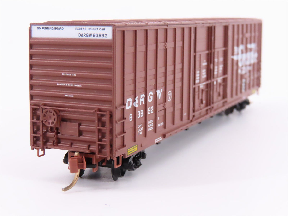 N Scale Micro-Trains MTL 103010 D&amp;RGW Rio Grande 60&#39; Double Door Box Car #63892