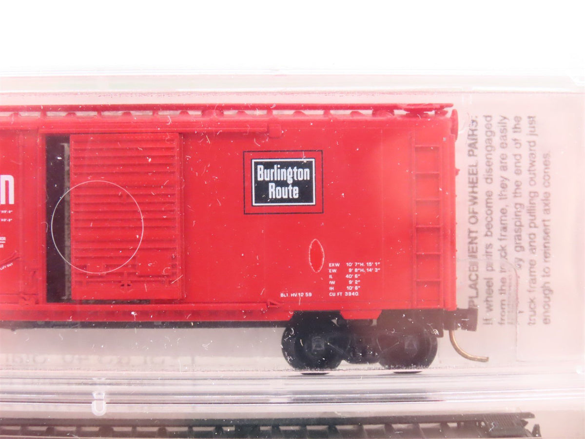 N Micro-Trains MTL 22102 Fallen Flags BN Merger 2-Bay Hopper &amp; Box Cars 4-Pack