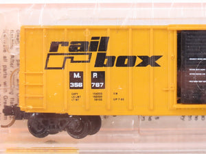 N Scale Micro-Trains MTL 25502 MP Railbox 50' Single Door Box Cars Sealed 3-Pack