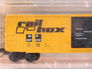 N Scale Micro-Trains MTL 25502 MP Railbox 50' Single Door Box Cars Sealed 3-Pack