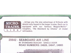 N Scale Micro-Trains MTL 20642 SAL Seaboard Air Line Box Cars Sealed 3-Pack