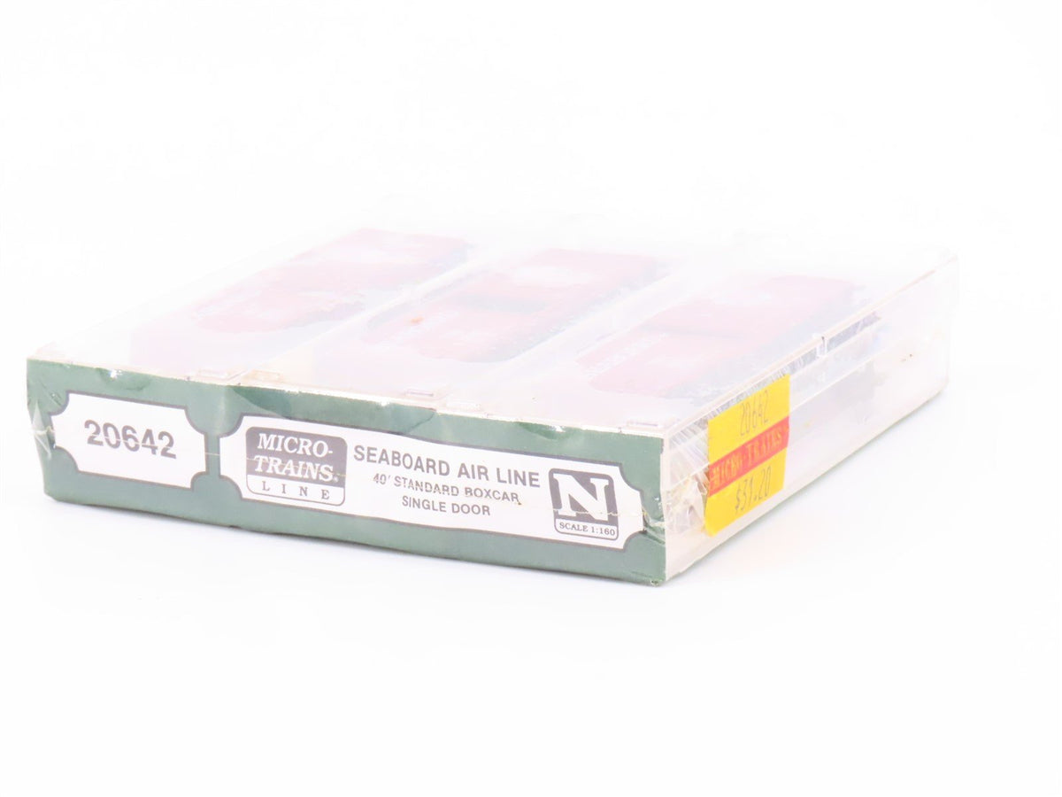 N Scale Micro-Trains MTL 20642 SAL Seaboard Air Line Box Cars Sealed 3-Pack