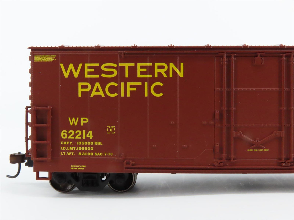 HO Scale Athearn 91364 WP Western Pacific 50&#39; Double Plug Door Box Car #62214