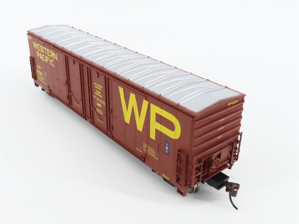 HO Scale Athearn 91364 WP Western Pacific 50&#39; Double Plug Door Box Car #62214