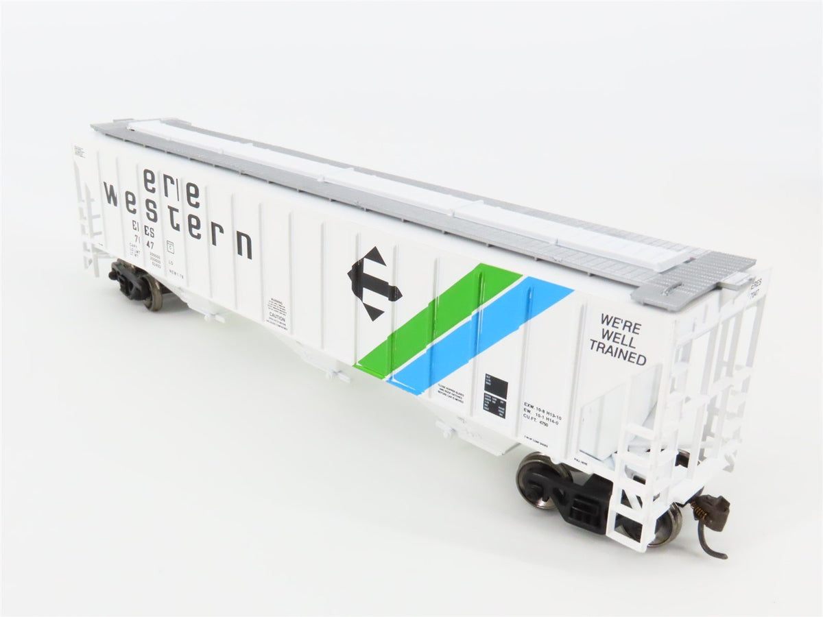 HO Scale Athearn 7163 ERES Erie Western 54&#39; 3-Bay Covered Hopper #7047