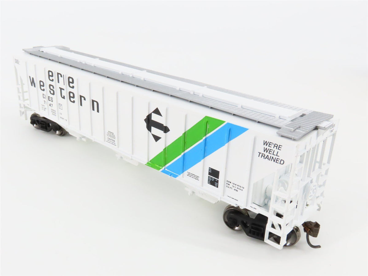 HO Scale Athearn 7163 ERES Erie Western 54&#39; 3-Bay Covered Hopper #7047