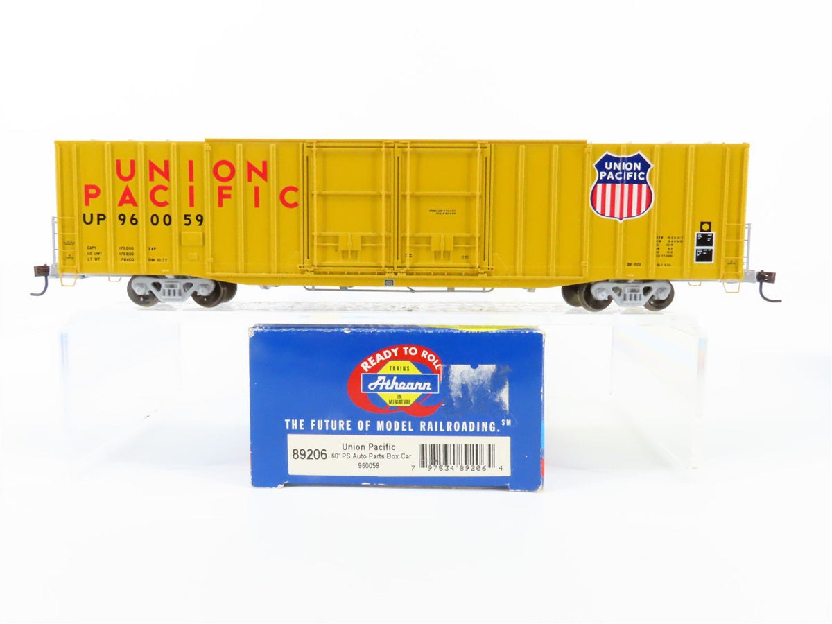 HO Scale Athearn 89206 UP Union Pacific Railroad 50&#39; Auto Parts Box Car #960059