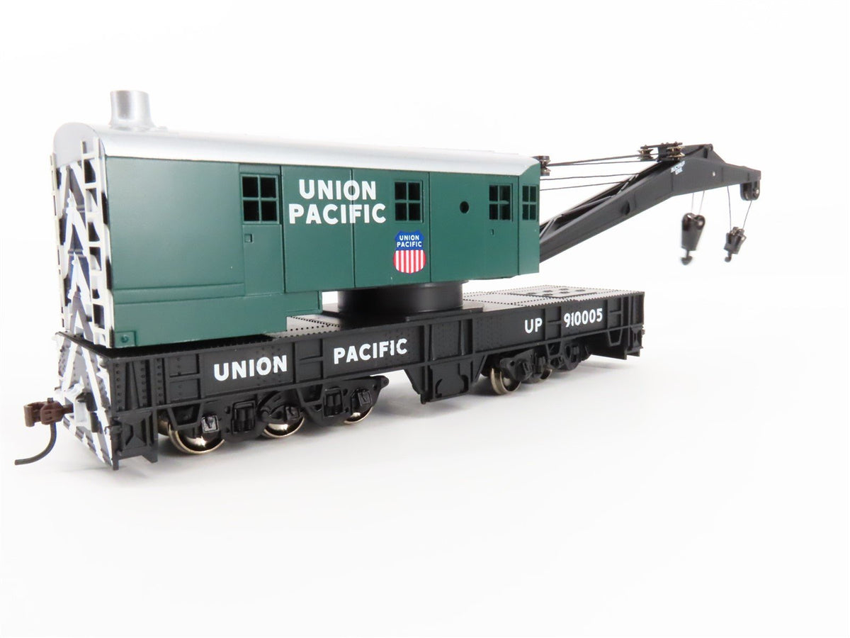 HO Scale Athearn 75390 UP Union Pacific Crane #910005 &amp; Tender #909334 Set