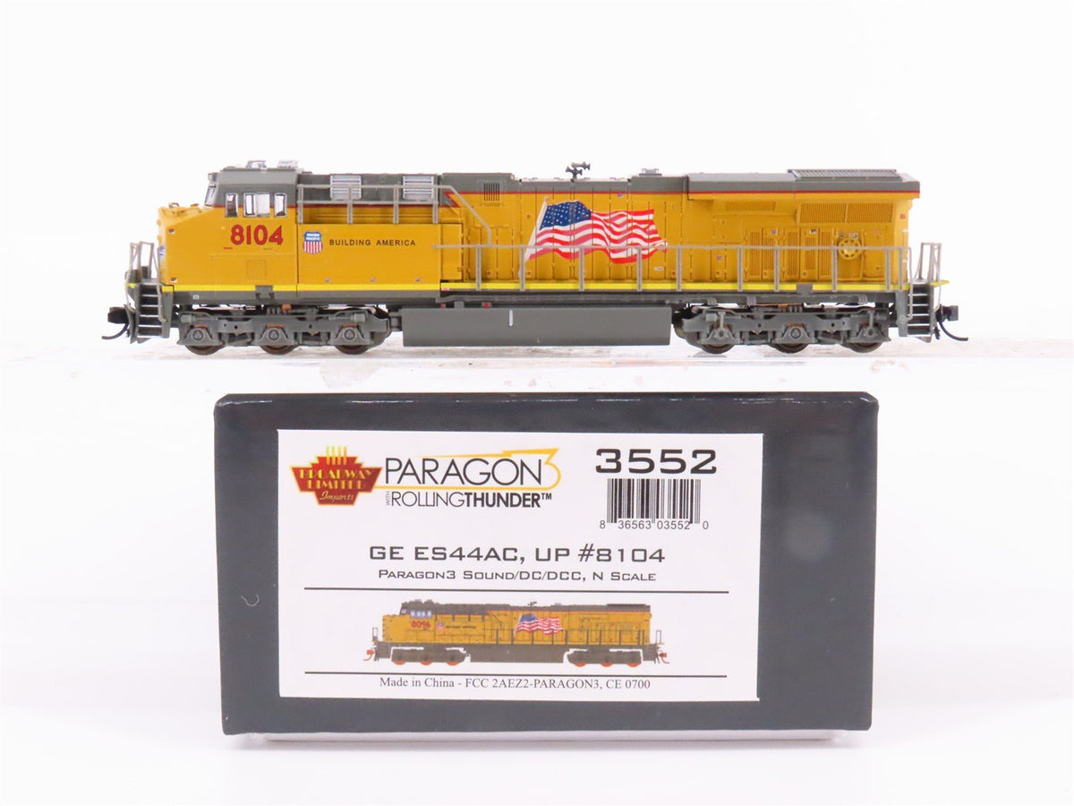 N Scale Broadway Limited BLI 3552 UP Railway ES44AC Diesel #8104 w/ DCC &amp; Sound