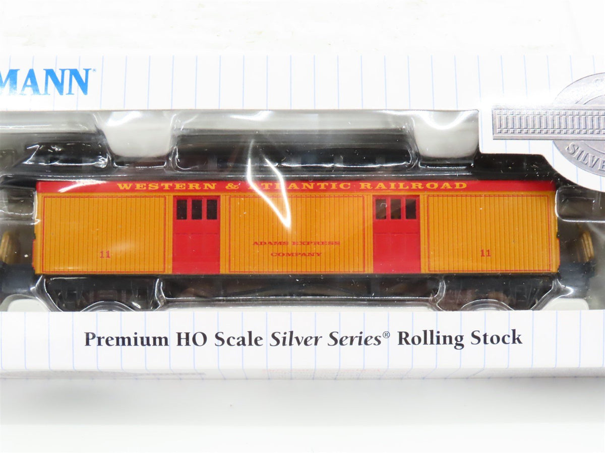 Lot of 11 HO Bachmann Silver W&amp;ARR Western &amp; Atlantic Old Time Passenger Cars