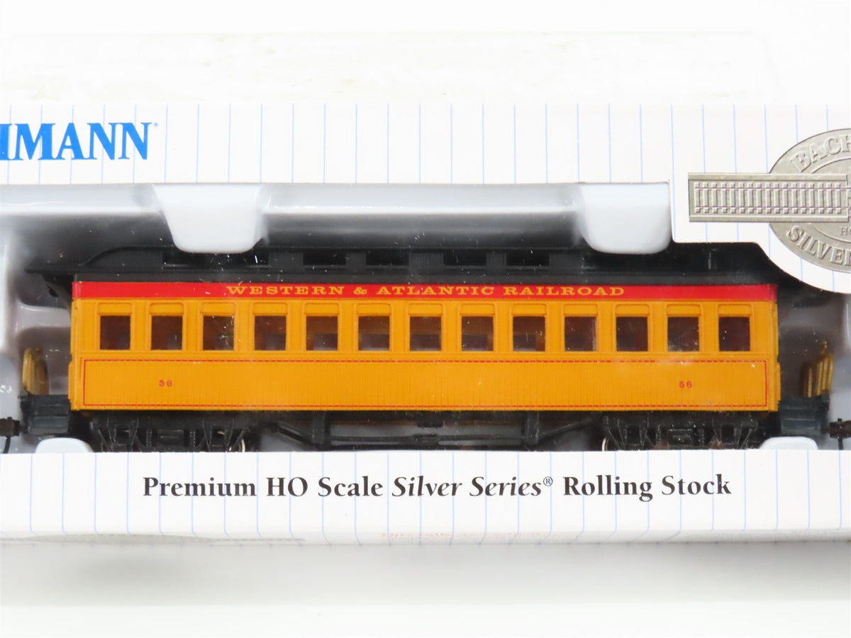 Lot of 11 HO Bachmann Silver W&amp;ARR Western &amp; Atlantic Old Time Passenger Cars