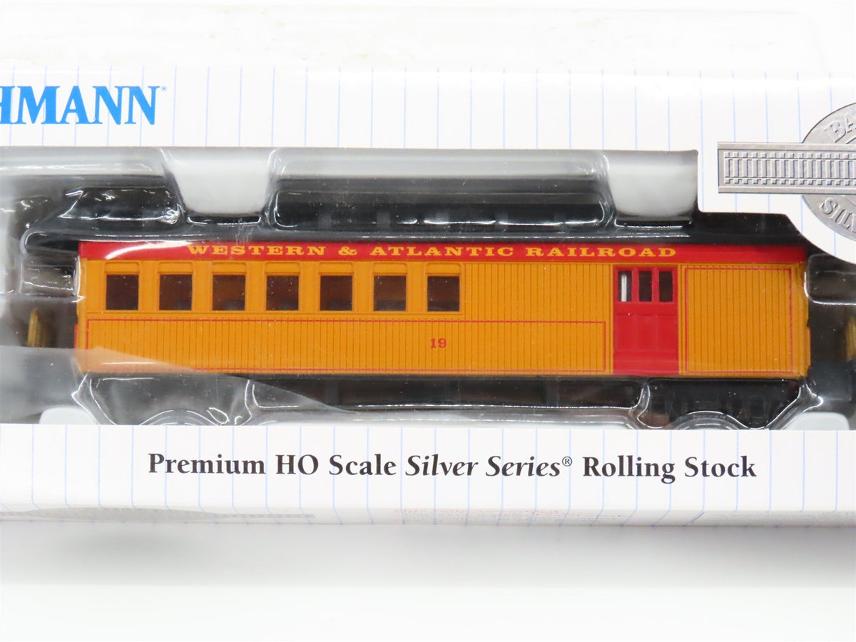 Lot of 11 HO Bachmann Silver W&amp;ARR Western &amp; Atlantic Old Time Passenger Cars