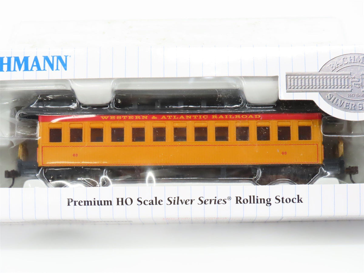 Lot of 11 HO Bachmann Silver W&amp;ARR Western &amp; Atlantic Old Time Passenger Cars