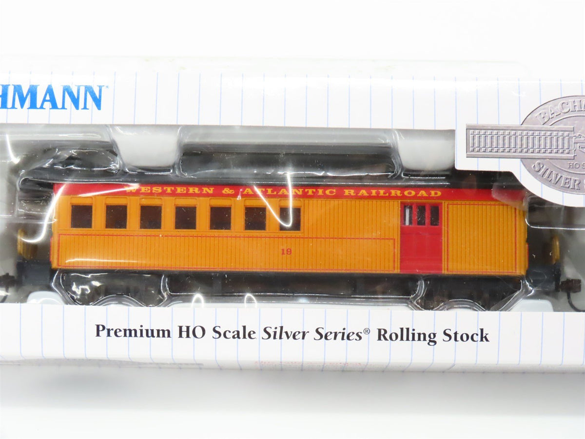 Lot of 11 HO Bachmann Silver W&amp;ARR Western &amp; Atlantic Old Time Passenger Cars