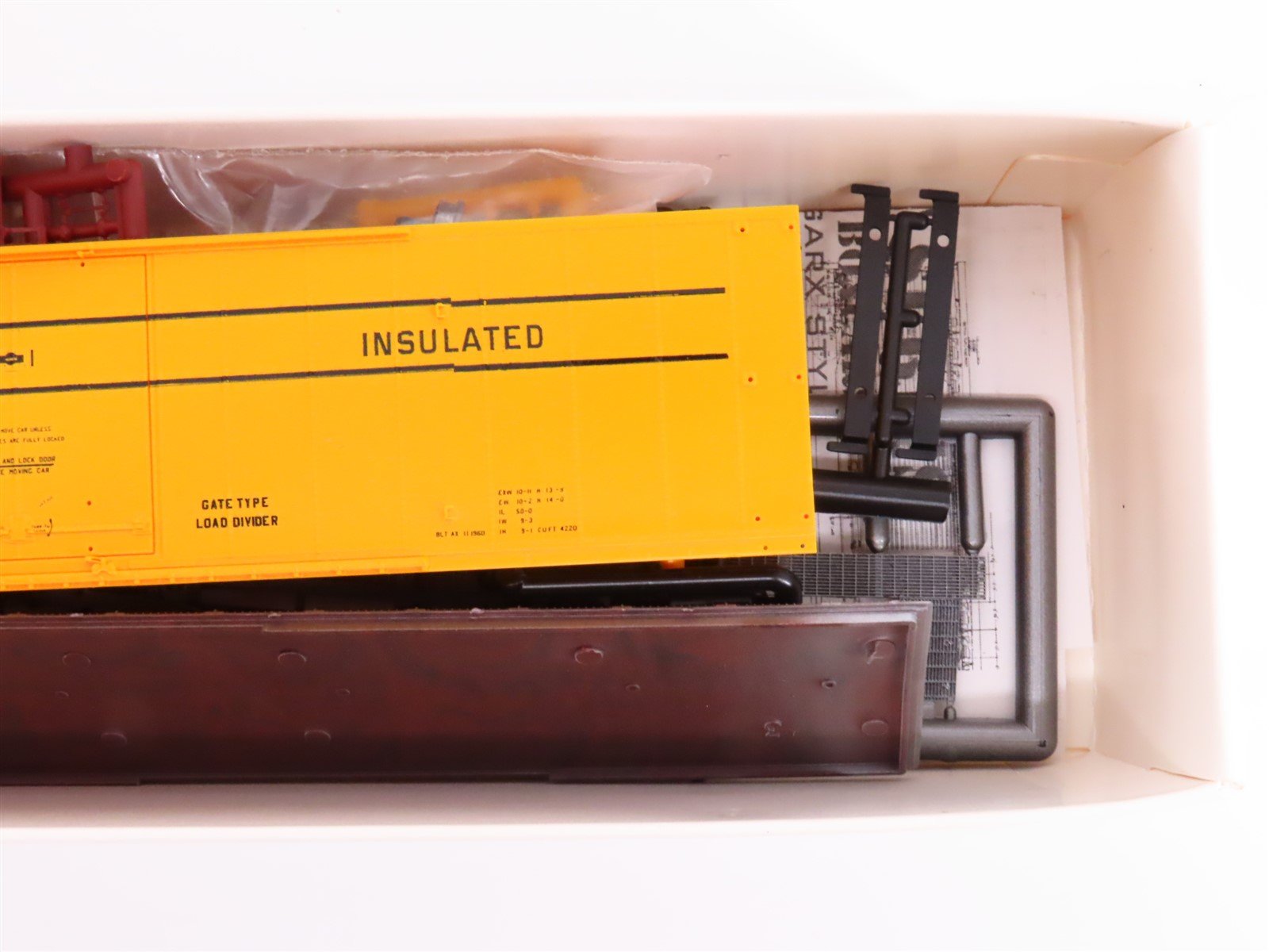 HO Branchline Blueprint Kit #1710 RBNX Fruit Growers Express 50' Box Car #90228