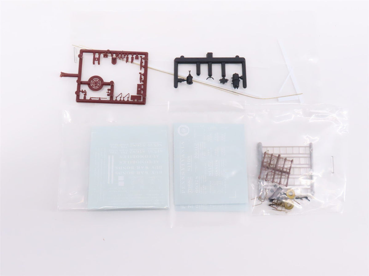 HO Sunshine Models Kit #10.8 PRR Pennsy X-31F Jeep/Auto Box Car Turtleback Roof