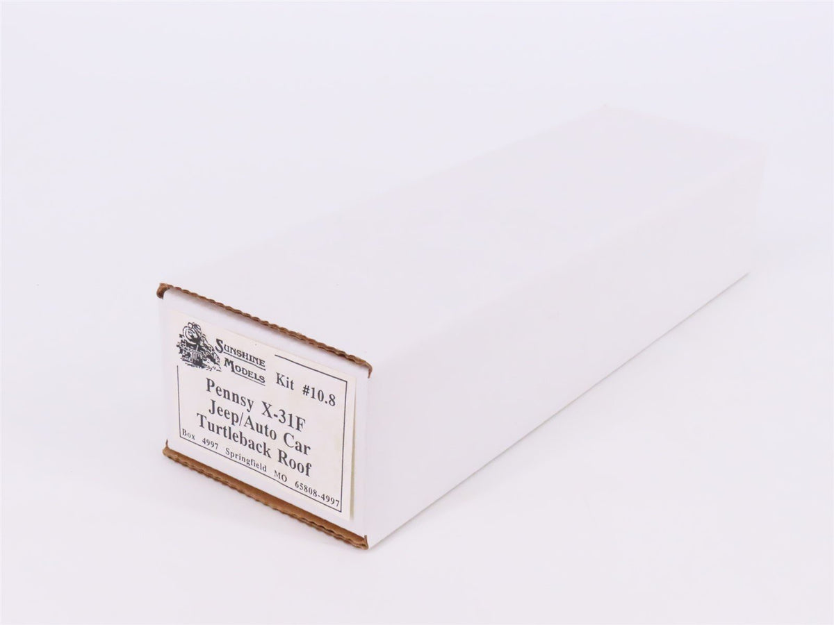 HO Sunshine Models Kit #10.8 PRR Pennsy X-31F Jeep/Auto Box Car Turtleback Roof