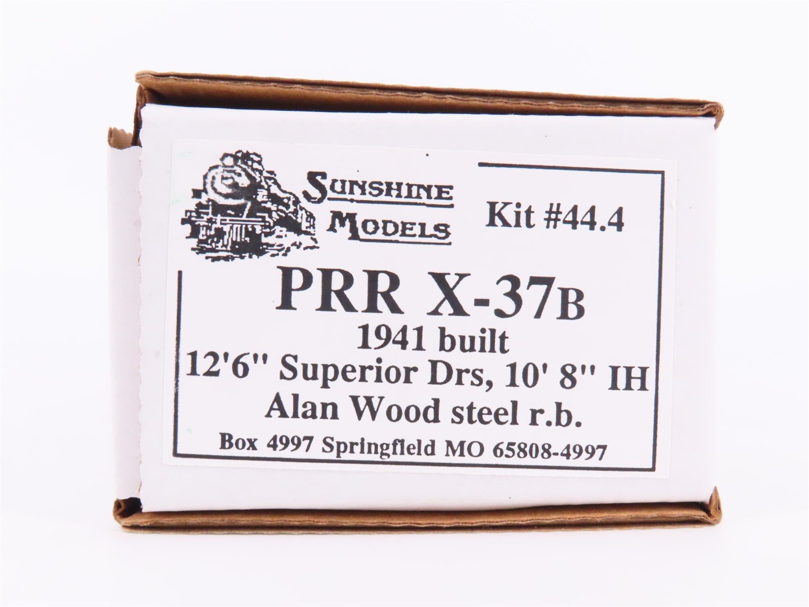 HO Scale Sunshine Models Resin Kit #44.4 PRR Pennsylvania X-37B Box Car