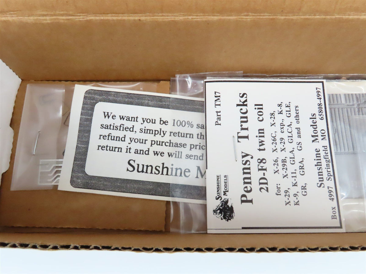 HO Scale Sunshine Models Resin Kit #30.7 PRR Pennsylvania FM 40&#39; Flat Car