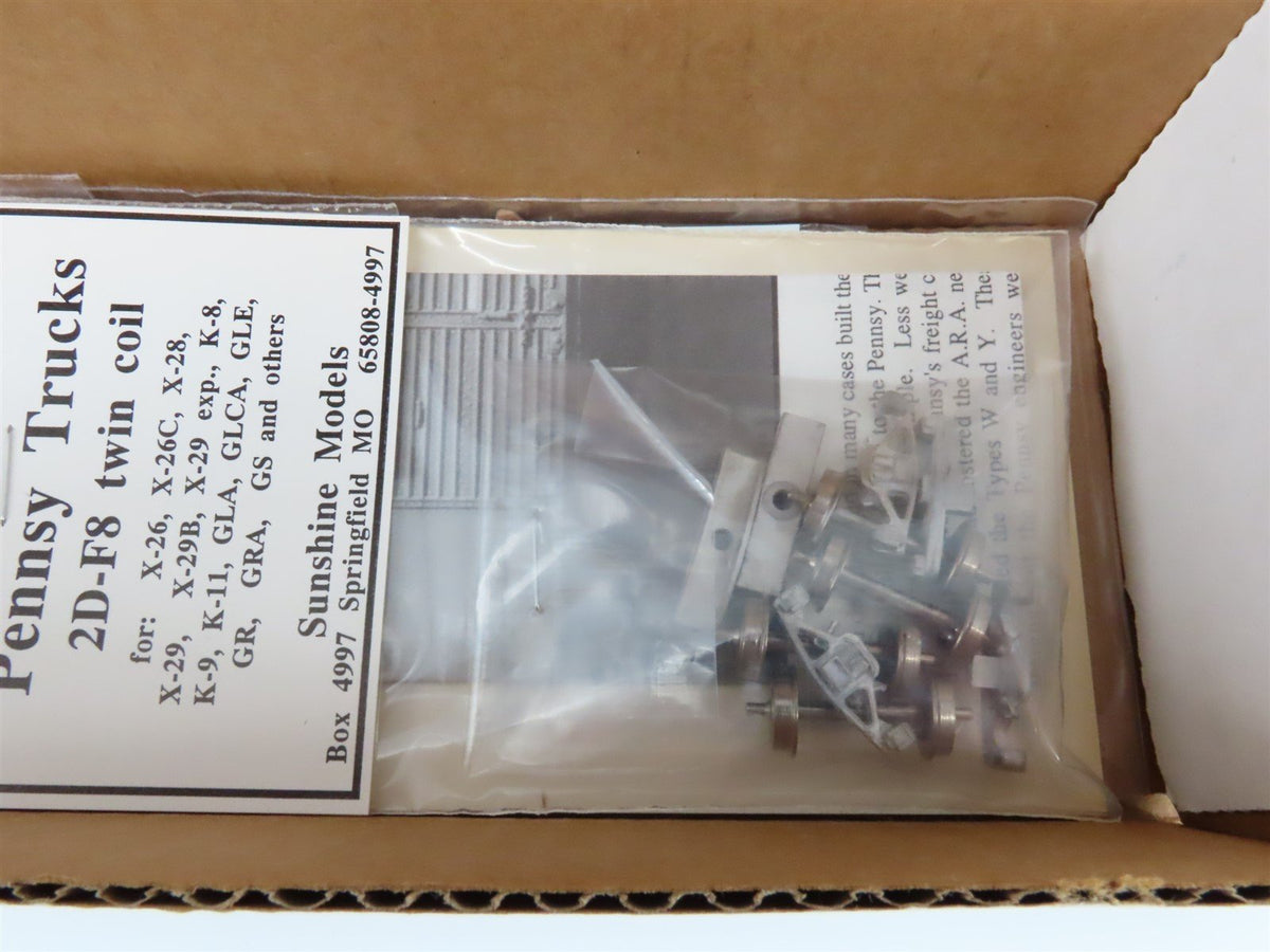 HO Scale Sunshine Models Resin Kit #30.7 PRR Pennsylvania FM 40&#39; Flat Car