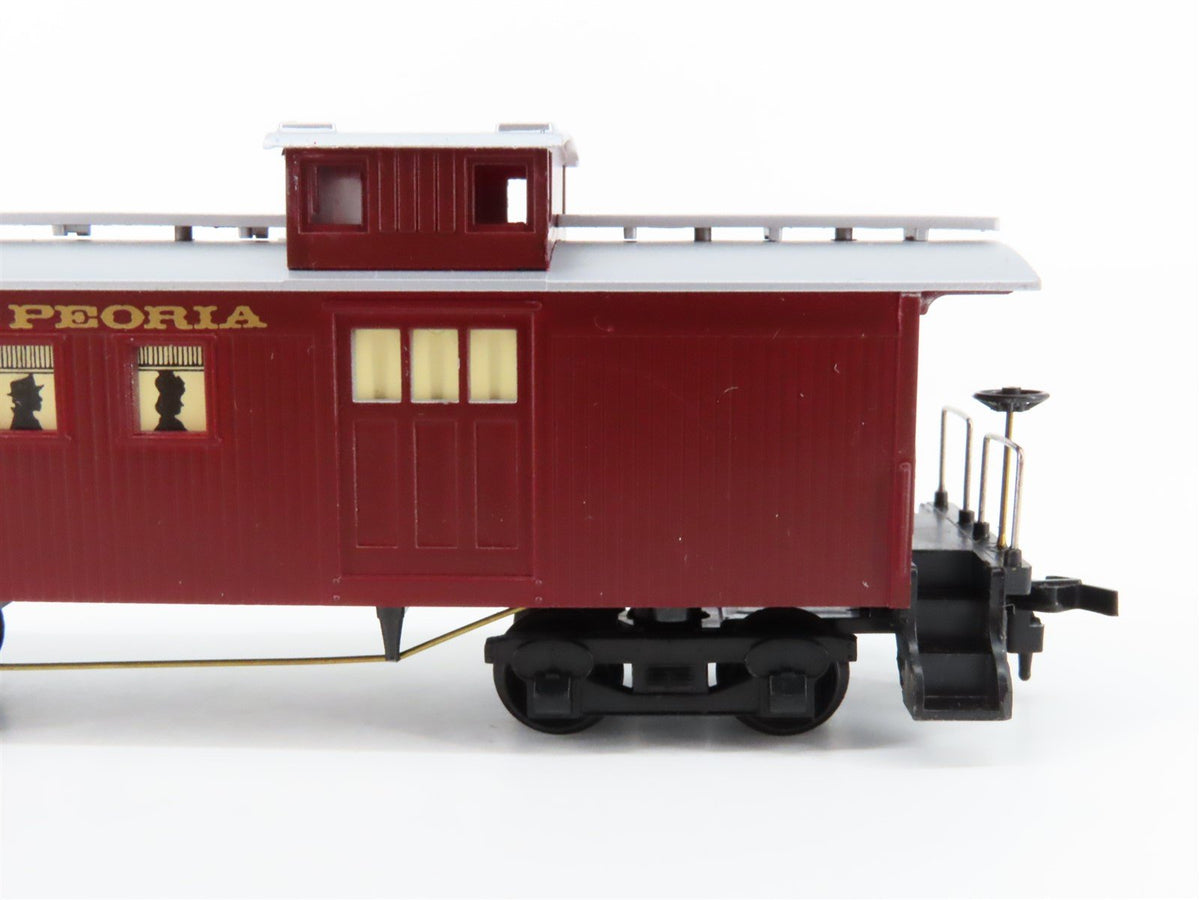 HO Scale Mantua RI&amp;P Rock Island &amp; Peoria Old-Time Offset Cupola Caboose #116