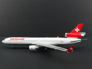 1:400 Scale Dragon Wings Tucano Line 55268 Die-Cast Swissair MD-11 Airliner