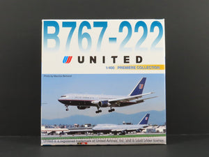 1:400 Dragon Wings 55160 Die-Cast United Airlines Boeing B767-222 Airliner