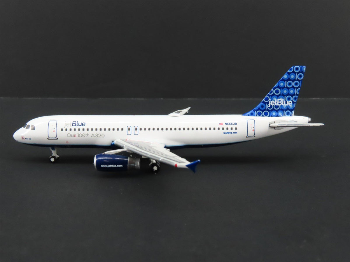 1:400 Scale GeminiJets Die-Cast jetBlue Airways &quot;The 100th&quot; Airbus A320 Airliner