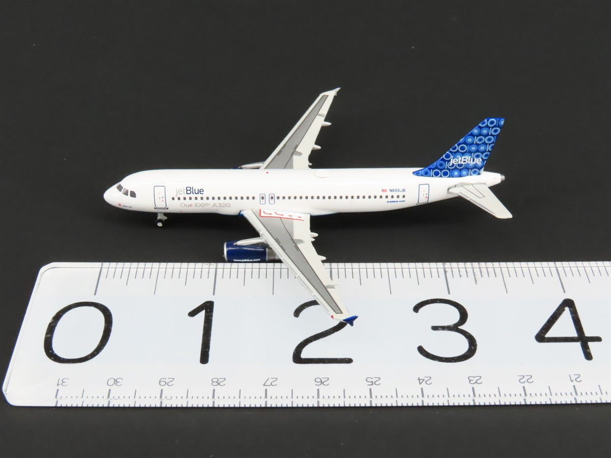 1:400 Scale GeminiJets Die-Cast jetBlue Airways &quot;The 100th&quot; Airbus A320 Airliner