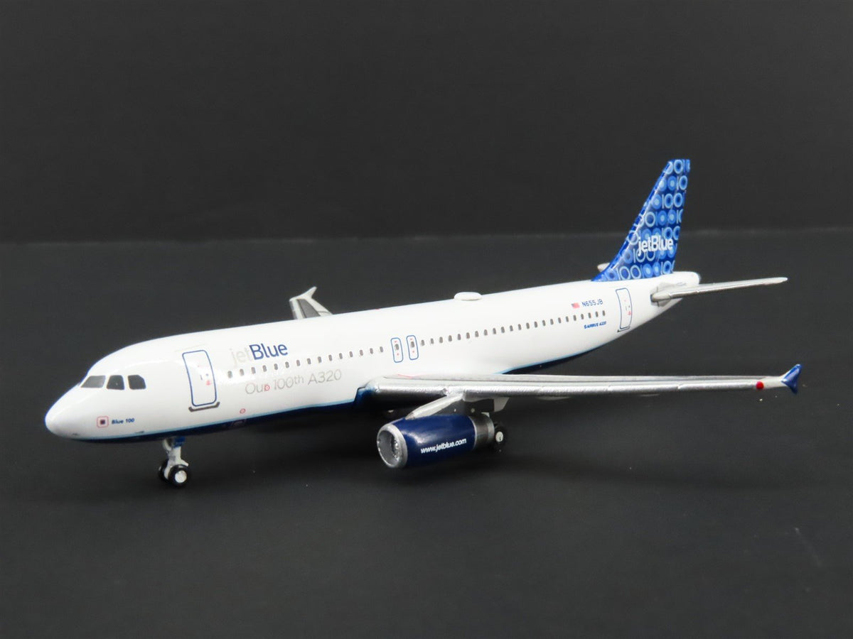 1:400 Scale GeminiJets Die-Cast jetBlue Airways &quot;The 100th&quot; Airbus A320 Airliner