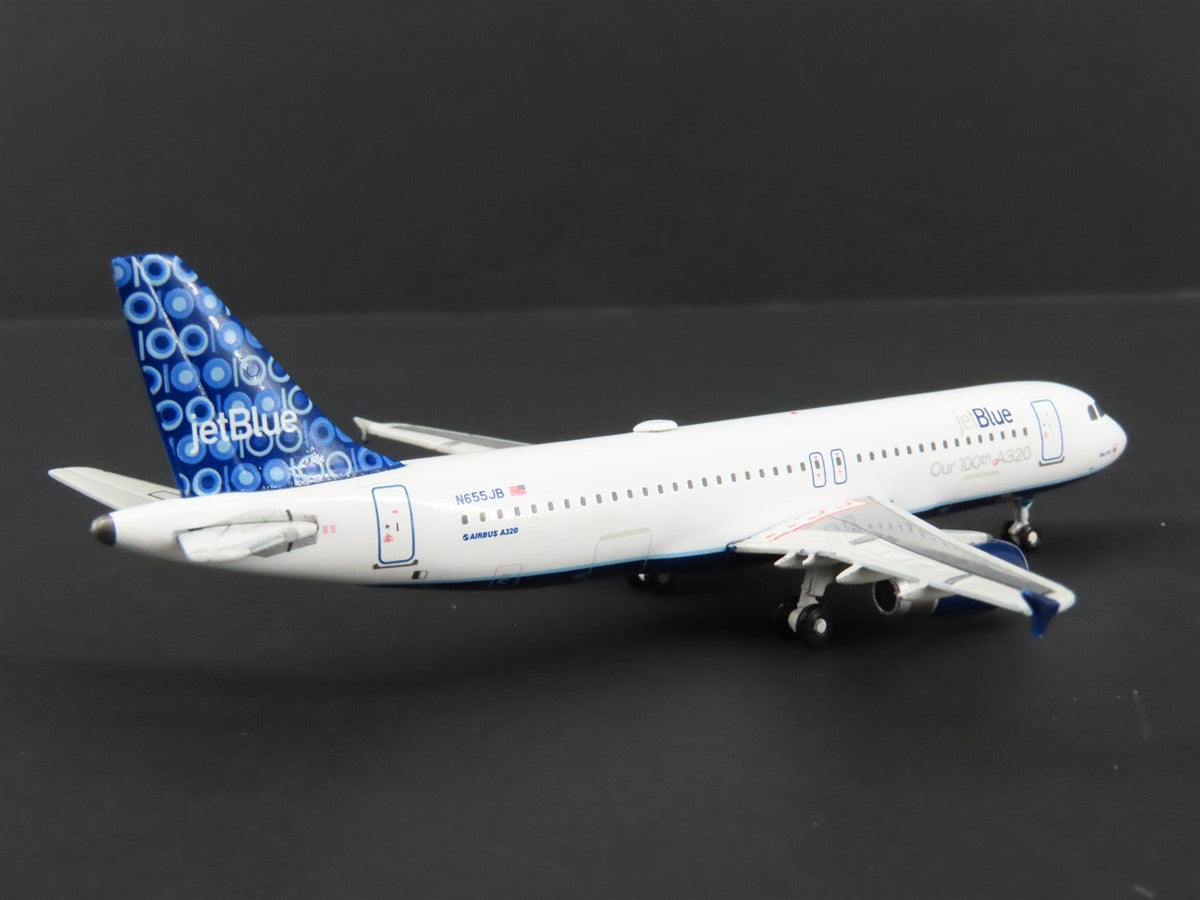 1:400 Scale GeminiJets Die-Cast jetBlue Airways &quot;The 100th&quot; Airbus A320 Airliner