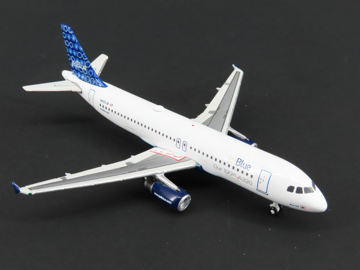 1:400 Scale GeminiJets Die-Cast jetBlue Airways &quot;The 100th&quot; Airbus A320 Airliner