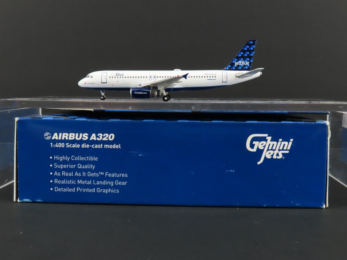 1:400 GeminiJets Die-Cast jetBlue Airways &quot;Song Sung Blue&quot; Airbus A320 Airliner