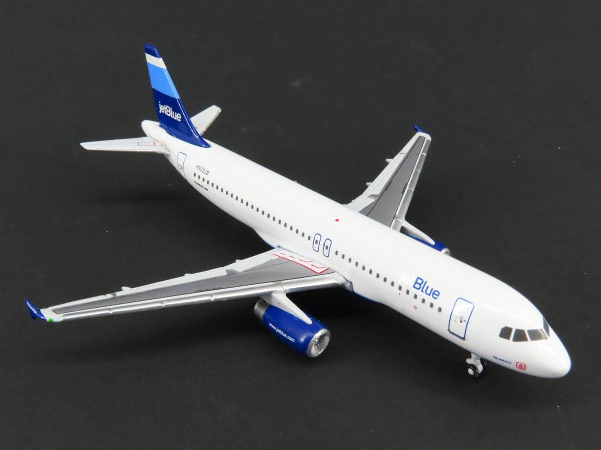 1:400 GeminiJets Die-Cast jetBlue Airways &quot;Bluebird&quot; Airbus A320 Airliner