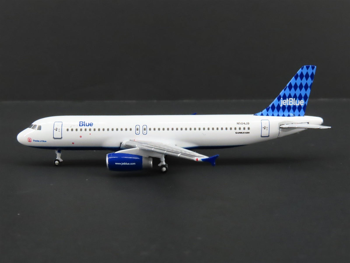 1:400 GeminiJets Die-Cast jetBlue Airways &quot;Shades of Blue&quot; Airbus A320 Airliner