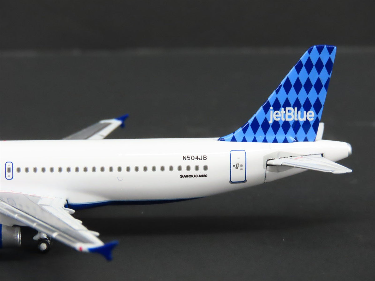 1:400 GeminiJets Die-Cast jetBlue Airways &quot;Shades of Blue&quot; Airbus A320 Airliner